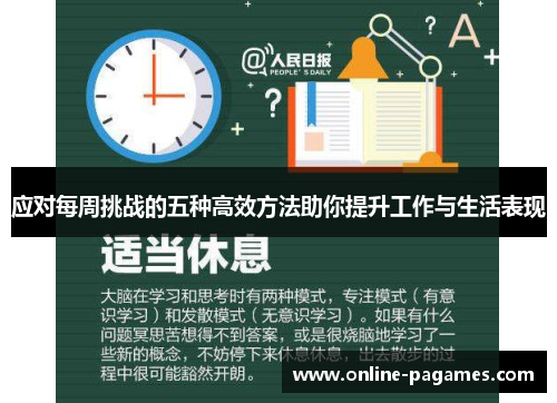 应对每周挑战的五种高效方法助你提升工作与生活表现
