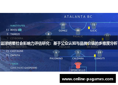 篮球明星社会影响力评估研究：基于公众认知与品牌价值的多维度分析